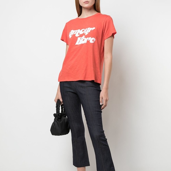 NWT Cinq a Sept Amour Libre T-Shirt Size Small - Picture 2 of 10